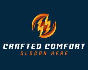 Electric Lightning Charge logo design