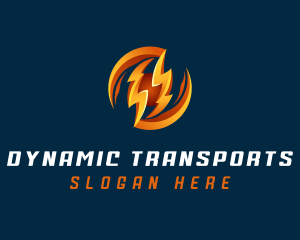 Electric Lightning Charge logo design