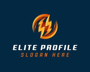 Electric Lightning Charge logo design