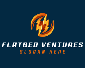 Electric Lightning Charge logo design