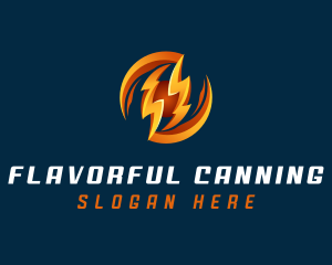 Electric Lightning Charge logo design