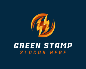 Electric Lightning Charge logo design