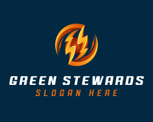 Electric Lightning Charge logo design