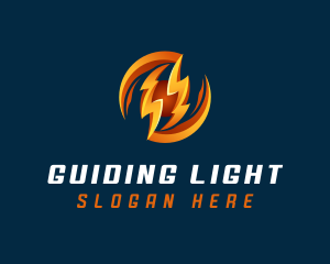 Electric Lightning Charge logo design