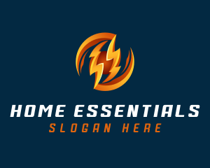 Electric Lightning Charge logo design