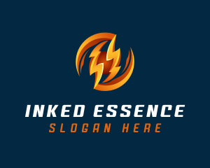 Electric Lightning Charge logo design