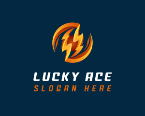 Electric Lightning Charge logo design