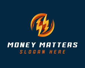 Electric Lightning Charge logo design