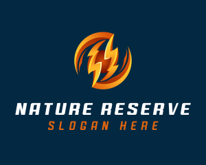 Electric Lightning Charge logo design