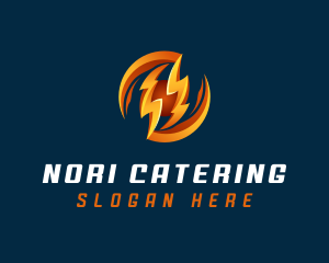 Electric Lightning Charge logo design