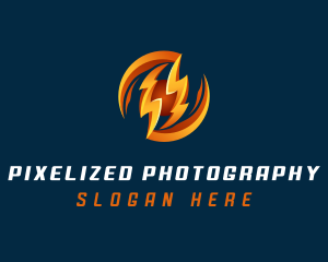 Electric Lightning Charge logo design