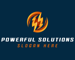 Electric Lightning Charge logo design