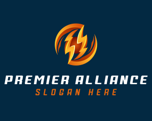 Electric Lightning Charge logo design