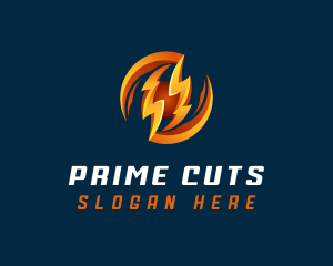 Electric Lightning Charge logo design