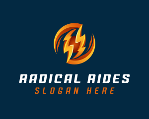 Electric Lightning Charge logo design