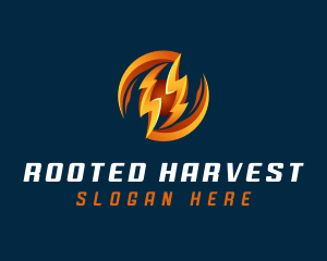 Electric Lightning Charge logo design