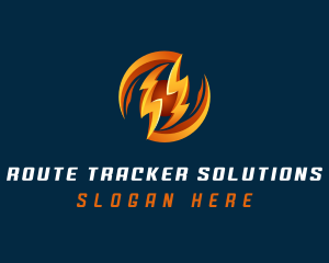 Electric Lightning Charge logo design