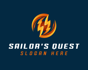 Electric Lightning Charge logo design