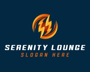 Electric Lightning Charge logo design