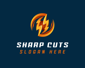 Electric Lightning Charge logo design