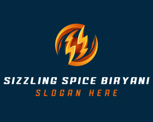 Electric Lightning Charge logo design