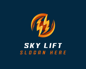 Electric Lightning Charge logo design