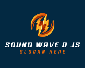 Electric Lightning Charge logo design