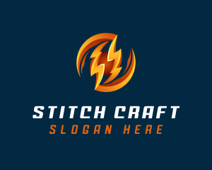 Electric Lightning Charge logo design