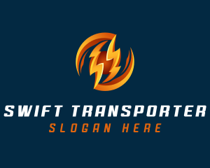 Electric Lightning Charge logo design