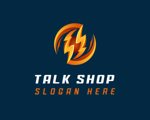 Electric Lightning Charge logo design