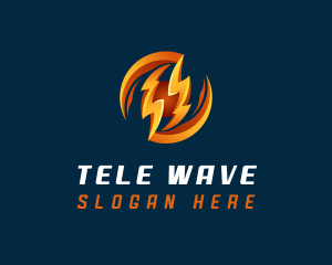 Electric Lightning Charge logo design