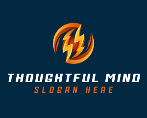 Electric Lightning Charge logo design