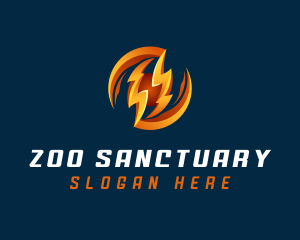 Electric Lightning Charge logo design