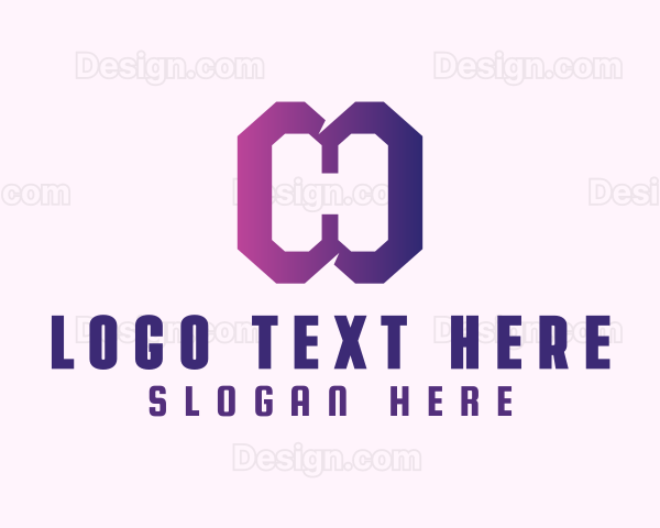 Gradient Letter H Logo