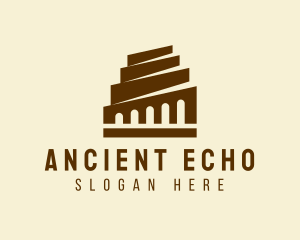 Ancient Building Construction logo design