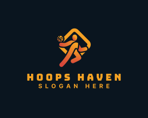 Basketball Sports Dunk logo design