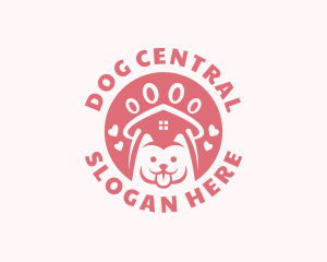 Pink Puppy Kennel logo design