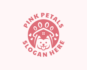 Pink Puppy Kennel logo design