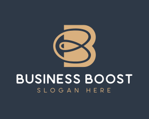 Business Knot Letter B logo design