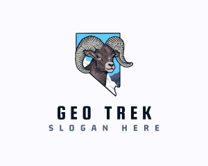 Bighorn Sheep Nevada logo design