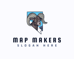 Bighorn Sheep Nevada logo design