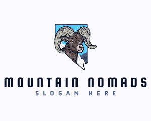 Bighorn Sheep Nevada logo design