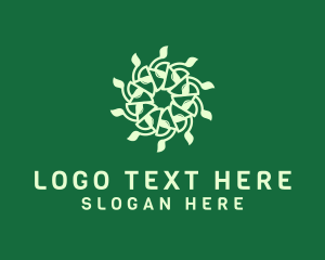 Natural Leaf Pattern  logo