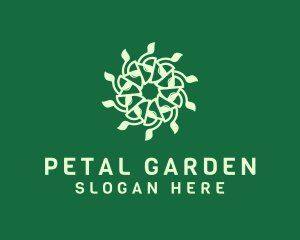 Natural Leaf Pattern  logo design