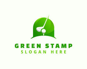 Gradient Golf Club logo design