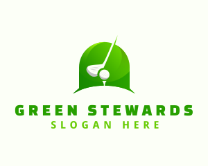 Gradient Golf Club logo design