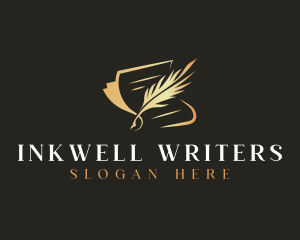 Writing Quill Feather logo