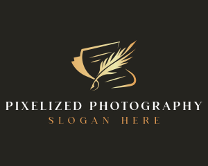 Writing Quill Feather logo design