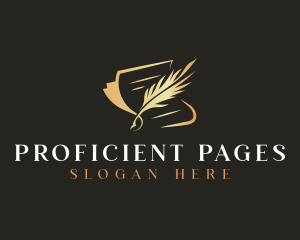 Writing Quill Feather logo
