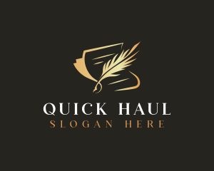 Writing Quill Feather logo design